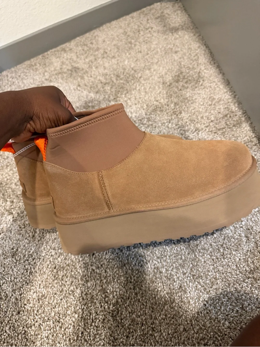 UGG suede upper
